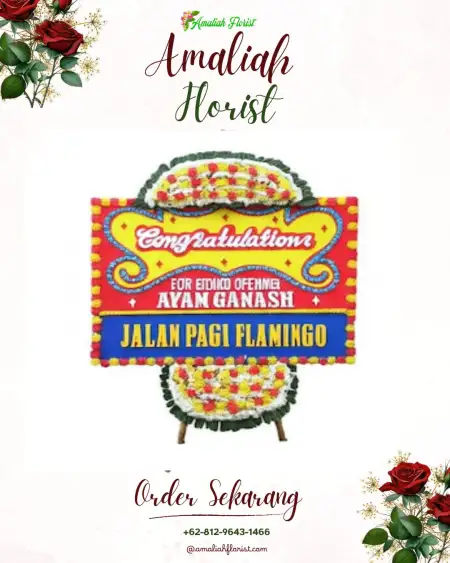 Sewa Papan Bunga Kampung Enam